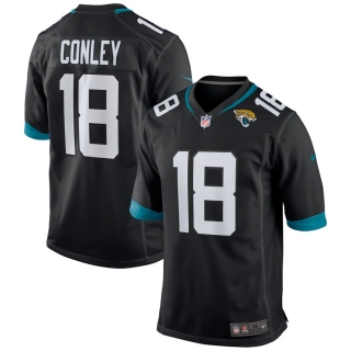 Men's Jacksonville Jaguars Chris Conley Nike Black Game Jersey