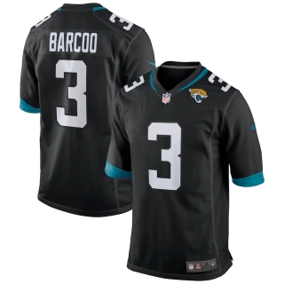 Men's Jacksonville Jaguars Luq Barcoo Nike Black Game Jersey