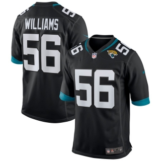 Men's Jacksonville Jaguars Quincy Williams Nike Black Game Jersey