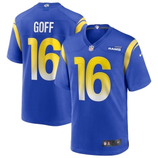 Men's Los Angeles Rams Jared Goff Nike Royal Game Jersey