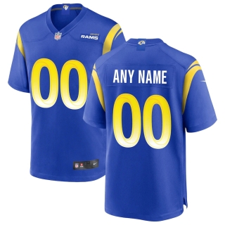 Men's Los Angeles Rams Nike Royal Custom Game Jersey