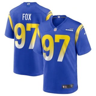 Men's Los Angeles Rams Morgan Fox Nike Royal Game Jersey