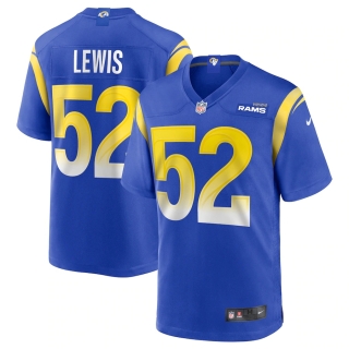 Men's Los Angeles Rams Terrell Lewis Nike Royal Game Jersey