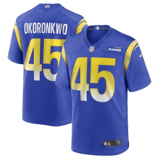 Men's Los Angeles Rams Ogbonnia Okoronkwo Nike Royal Game Jersey