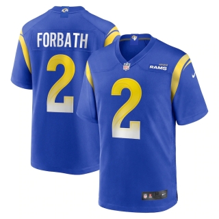 Men's Los Angeles Rams Kai Forbath Nike Royal Game Jersey
