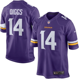 Men's Minnesota Vikings Stefon Diggs Nike Purple Game Jersey