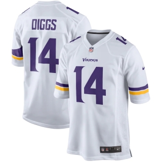 Men's Minnesota Vikings Stefon Diggs Nike White Game Jersey