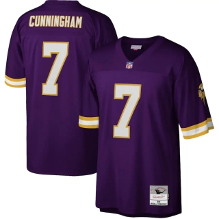 Men's Minnesota Vikings Randall Cunningham Mitchell & Ness Purple 1998 Legacy Replica Jersey