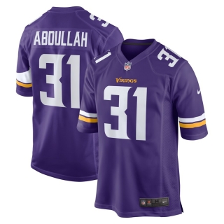 Men's Minnesota Vikings Ameer Abdullah Nike Purple Game Jersey