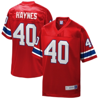 Men's New England Patriots Mike Haynes NFL Pro Line Red Retired Player Jersey