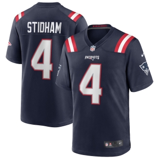 Men's New England Patriots Jarrett Stidham Nike Navy Game Jersey