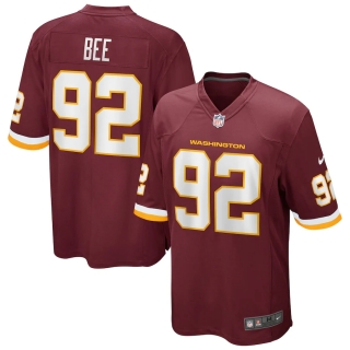 Men's Nike Ryan Bee Washington Football Team Burgundy Game Player Jersey