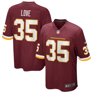 Men's Nike Bryce Love Washington Football Team Burgundy Game Player Jersey