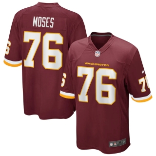 Men's Nike Morgan Moses Washington Football Team Burgundy Game Player Jersey