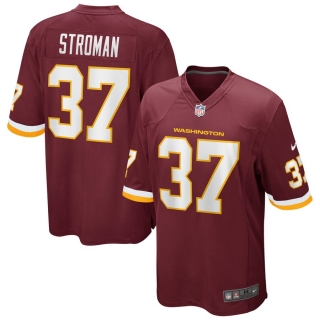 Men's Nike Greg Stroman Washington Football Team Burgundy Game Player Jersey