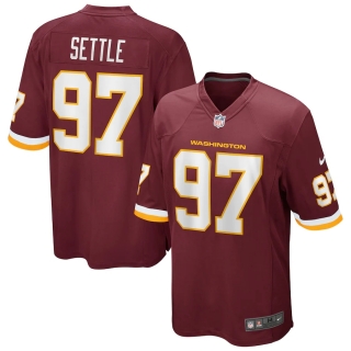 Men's Nike Tim Settle Washington Football Team Burgundy Game Player Jersey