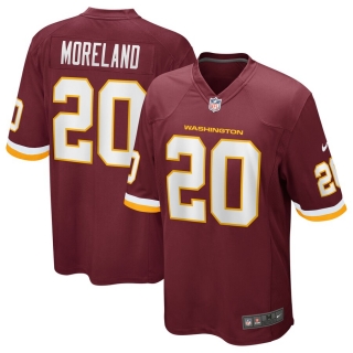 Men's Washington Football Team Jimmy Moreland Nike Burgundy Team Game Jersey
