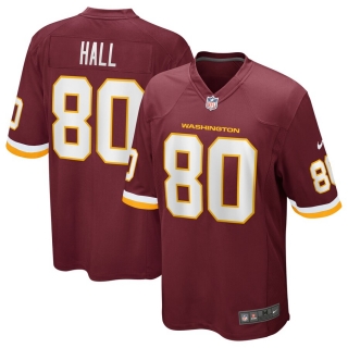 Men's Washington Football Team Emanuel Hall Nike Burgundy Team Game Jersey