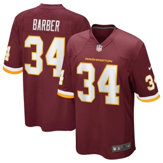 Men's Washington Football Team Peyton Barber Nike Burgundy Team Game Jersey