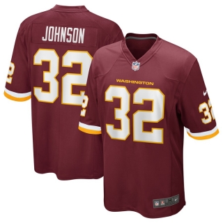 Men's Washington Football Team Danny Johnson Nike Burgundy Team Game Jersey