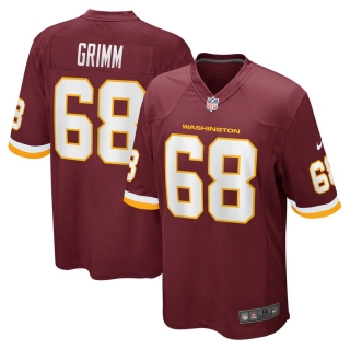Men's Washington Football Team Russ Grimm Nike Burgundy Retired Player Jersey