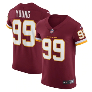 Men's Washington Football Team Chase Young Nike Burgundy Vapor Elite Player Jersey