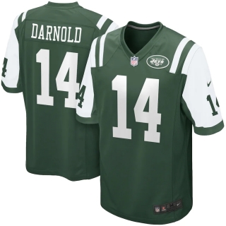 Men's New York Jets Sam Darnold Nike Green Game Jersey