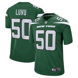 Men's New York Jets Frankie Luvu Nike Gotham Green Game Jersey
