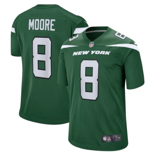 Men's New York Jets Elijah Moore Nike Gotham Green Game Player Jersey