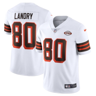 Men's Cleveland Browns Jarvis Landry Nike White 1946 Collection Alternate Vapor Limited Jersey