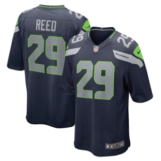 Men's Seattle Seahawks DJ Reed Nike College Navy Game Player Jersey