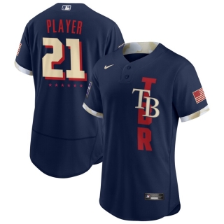 Men's Tampa Bay Rays Nike Navy 2021 MLB All-Star Game Custom Authentic Jersey