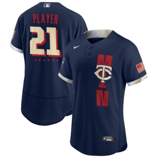 Men's Minnesota Twins Nike Navy 2021 MLB All-Star Game Custom Authentic Jersey