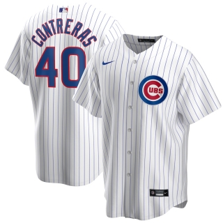 Men's Chicago Cubs Willson Contreras Nike White Home Replica Player Name Jersey