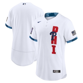 Men's Philadelphia Phillies Nike White 2021 MLB All-Star Game Authentic Jersey