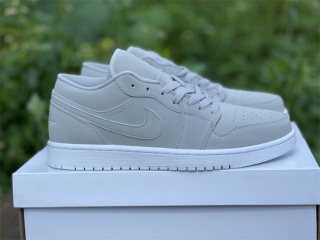 Authentic Air Jordan 1 Low “Grey Fog”