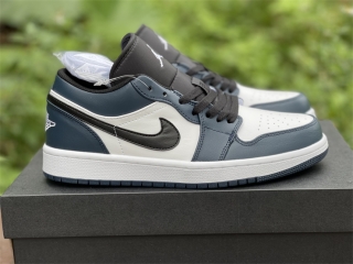 Authentic Air Jordan 1 Low “Dark Teal”