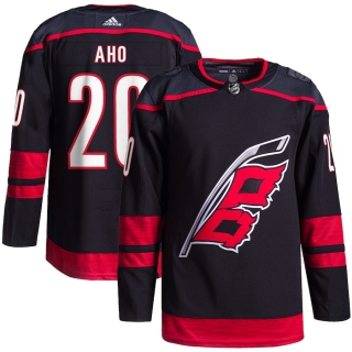 Men's adidas Sebastian Aho Black Carolina Hurricanes Alternate Primegreen Authentic Pro Player Jersey