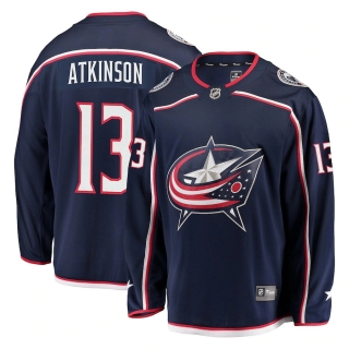 Columbus Blue Jackets Fanatics Branded Home Breakaway Jersey - Cam Atkinson - Mens