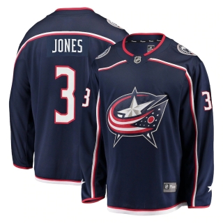 Columbus Blue Jackets Fanatics Branded Home Breakaway Jersey - Seth Jones - Mens
