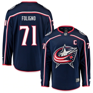 Columbus Blue Jackets Fanatics Branded Home Breakaway Jersey - Nick Foligno - Mens