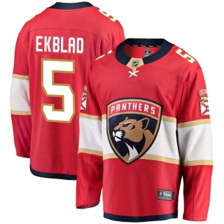 Men's Fanatics Branded Aaron Ekblad Red Florida Panthers Breakaway Player Jersey