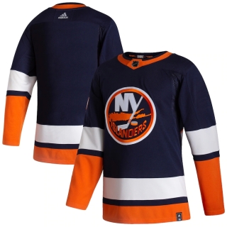 Men's adidas Navy New York Islanders 2020-21 Reverse Retro Authentic Jersey