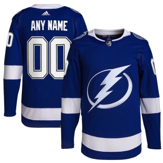 Men's Tampa Bay Lightning adidas Royal Home Primegreen Authentic Pro Custom Jersey