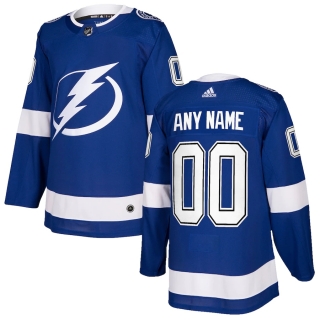 Men's Tampa Bay Lightning adidas Blue Authentic Custom Jersey