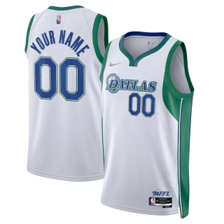 Men's Dallas Mavericks Nike White 2021-22 Swingman Custom Jersey - City Edition