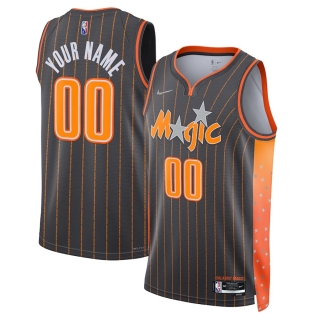 Men's Orlando Magic Nike Anthracite 2021-22 Swingman Custom Jersey - City Edition