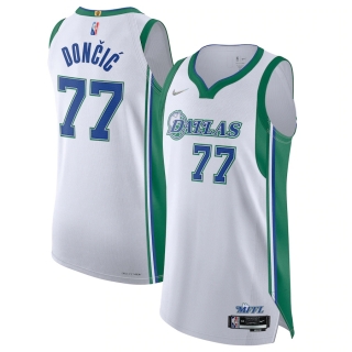 Men's Dallas Mavericks Luka Doncic Nike White 2021-22 Authentic Player Jersey - City Edition
