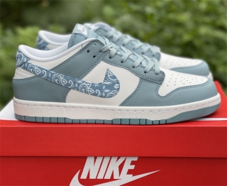 Authentic Nike Dunk Low “Blue Paisley”