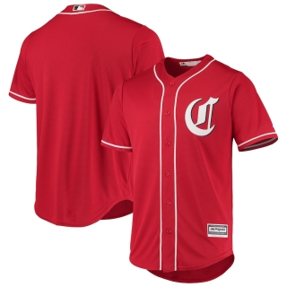 Men's Cincinnati Reds Majestic Red Alternate Official Team Jersey